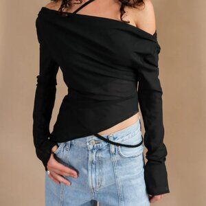 Assymetrical Whimsigoth Top NWT